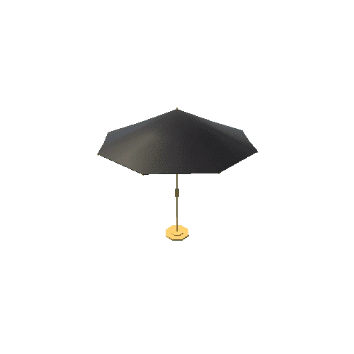 Oriental Exterior Wood Umbrella